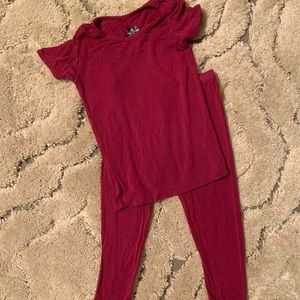 Kickee Pants two piece pajama set